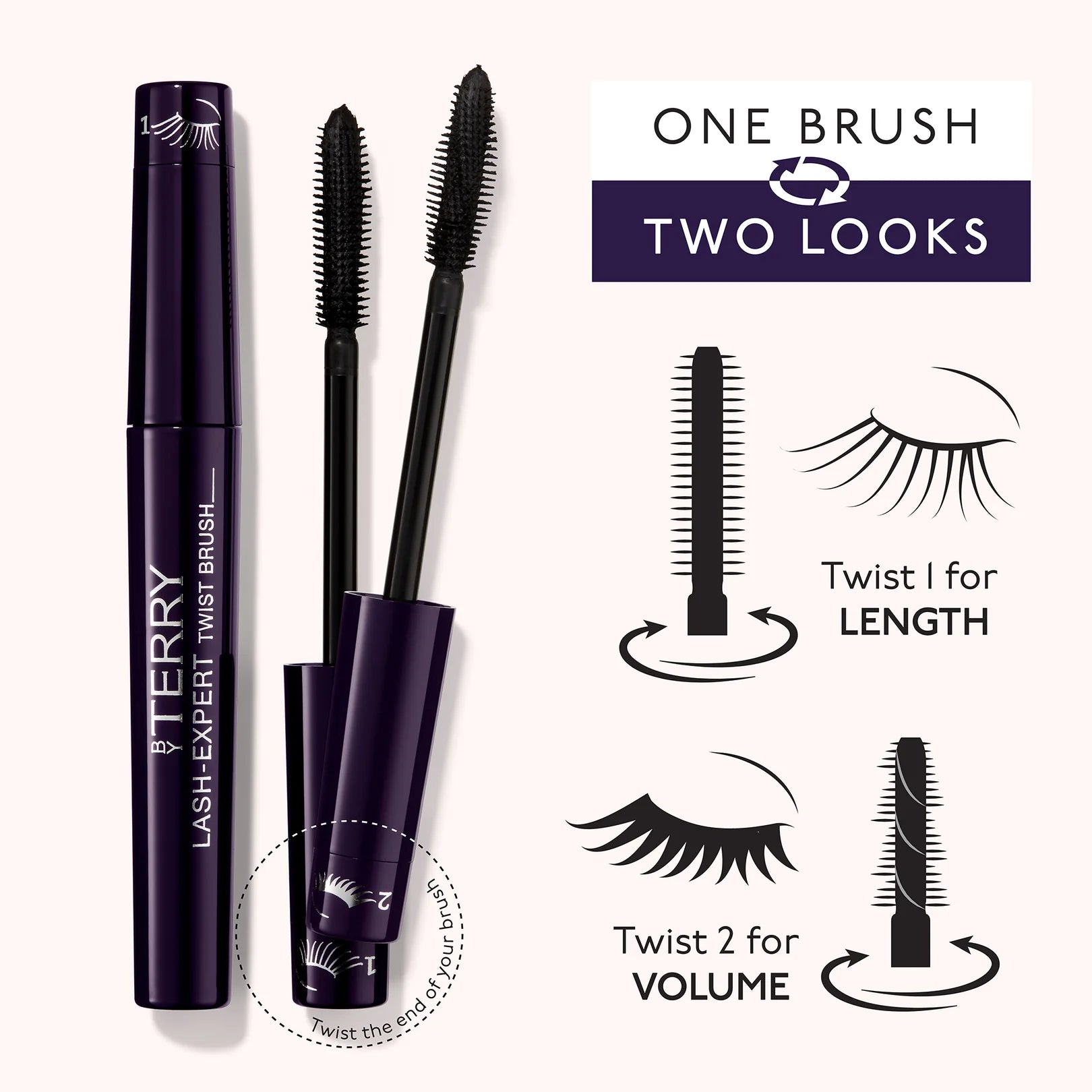Lash-Expert Twist Brush Mascara - Mascara occhi