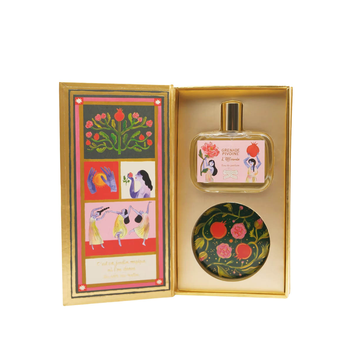 Cofanetto Eau de parfum e specchio L’OFFRANDE – Grenade Pivoine