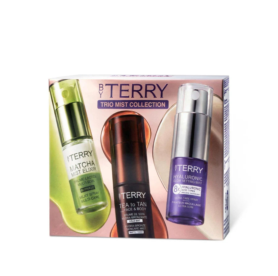 Trio di mist skincare - MATCHA MIST ELIXIR - TEA to TAN FACE & BODY - HYALURONIC GLOW SETTING MIST