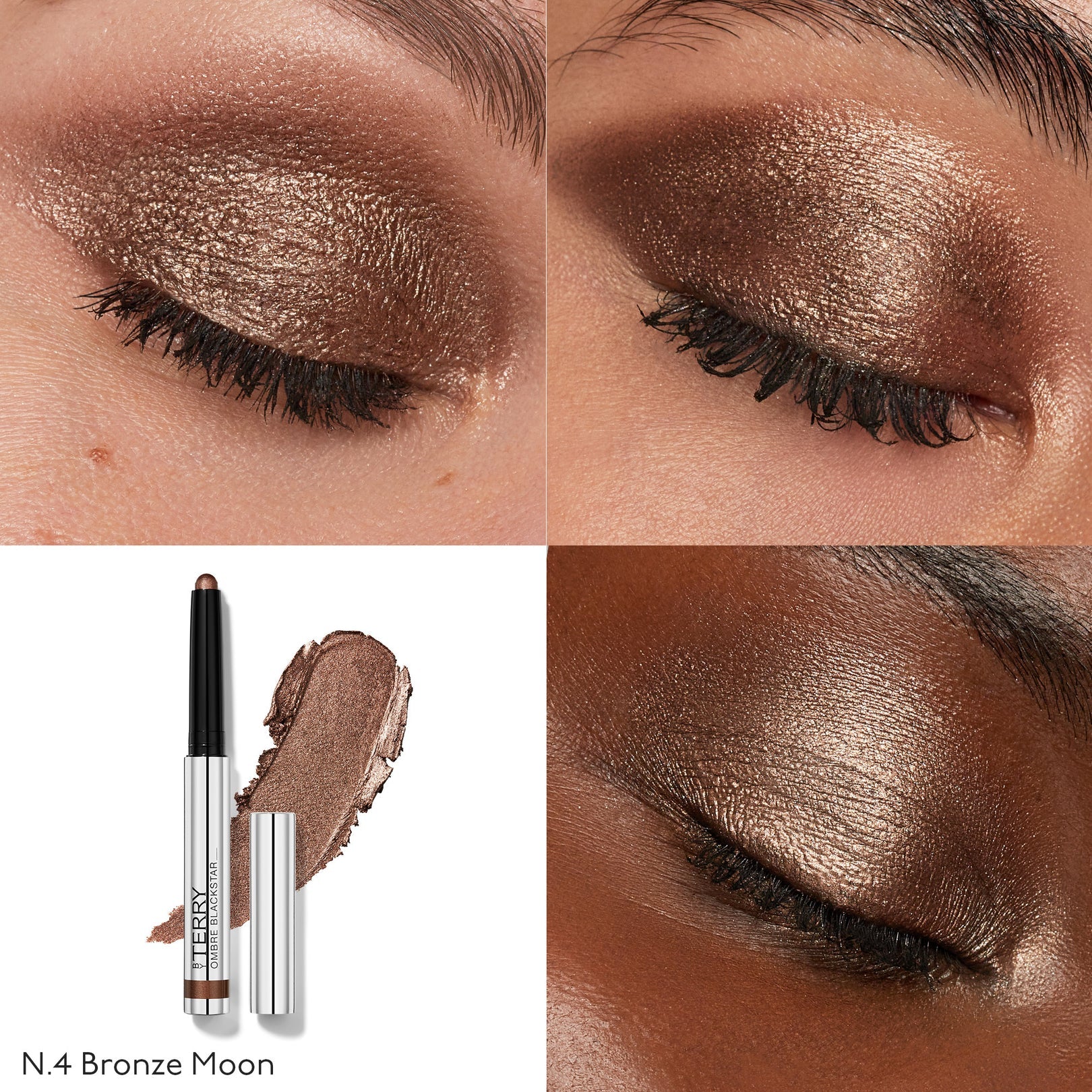 Ombre Blackstar N°4 Bronze Moon (finish shimmer) - Ombretto cremoso