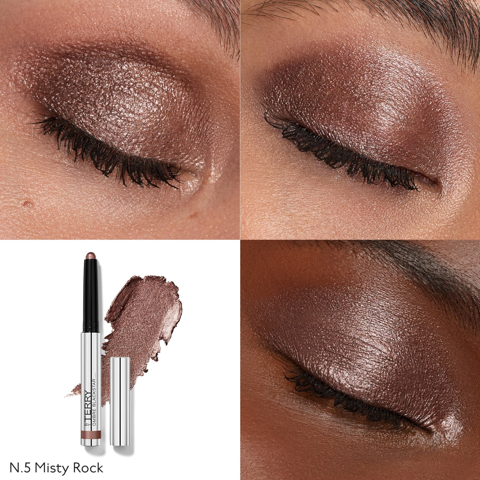 Ombre Blackstar N°5 Misty Rock (finish shimmer) - Ombretto cremoso