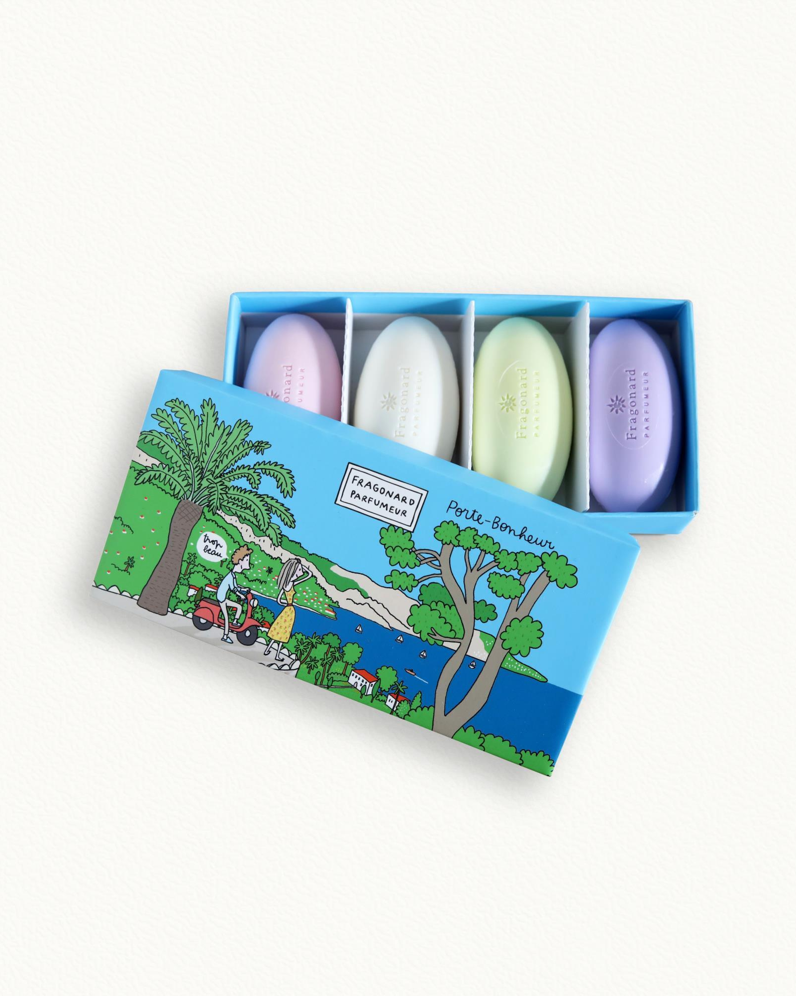 Porte Bonheur - Cofanetto 4 Saponette