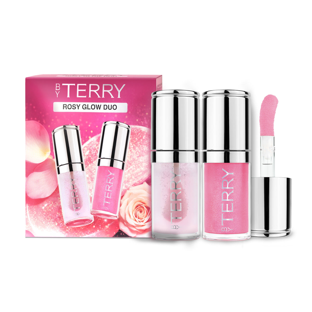 DUO LABBRA GLOW - BAUME DE ROSE LIP OIL SERUM & BAUME DE ROSE GLOW GLOSS