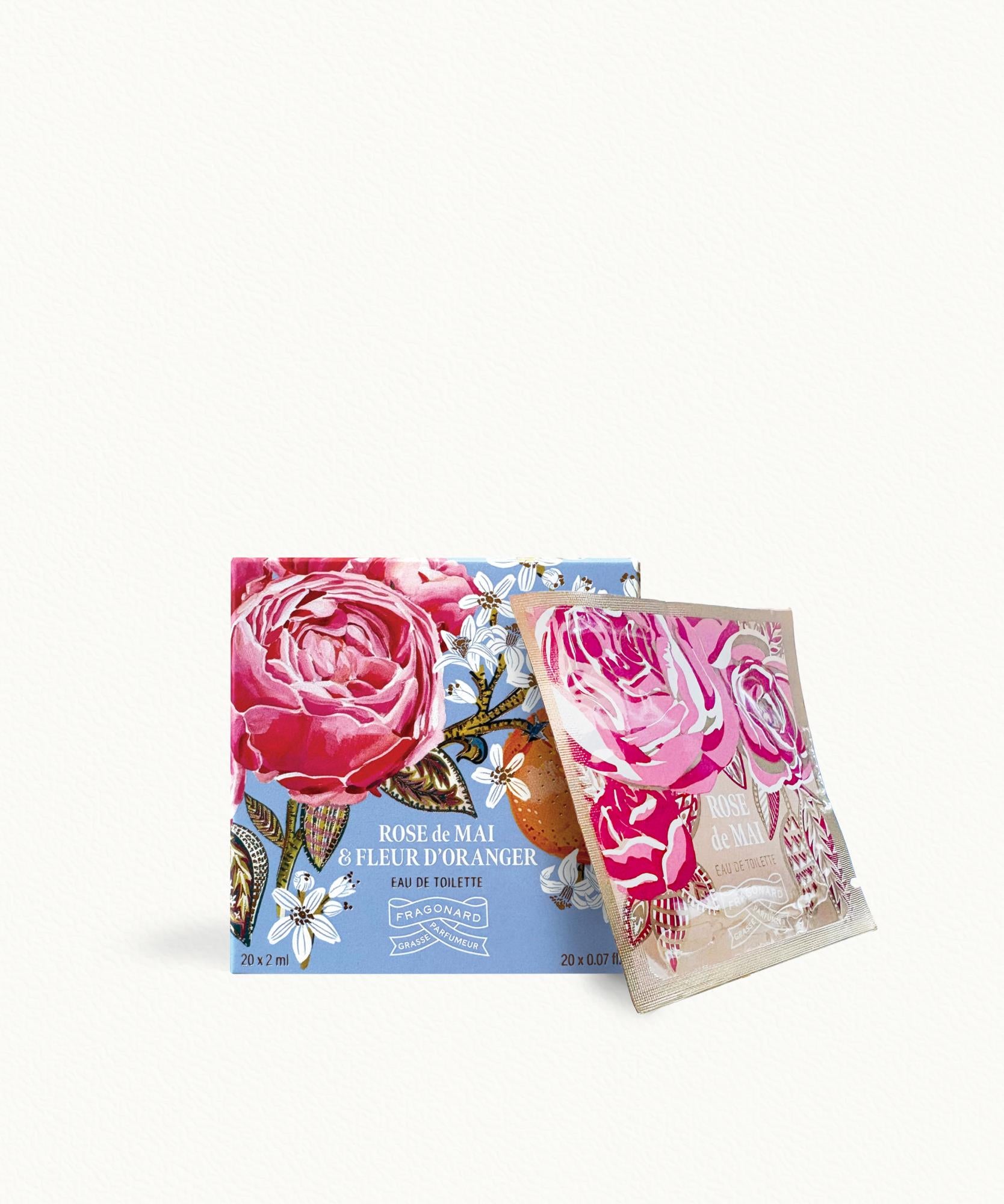 20 Pochettes Profumate Fleur d'Oranger & Rose de Mai