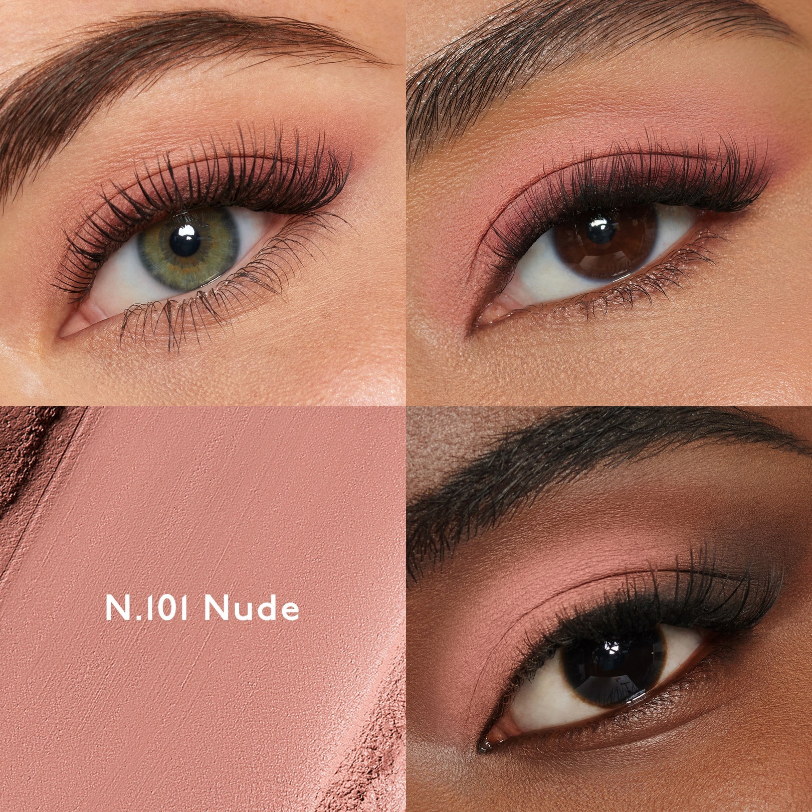 Ombre Blackstar N°101 Matte Nude (finish matte) - Ombretto cremoso