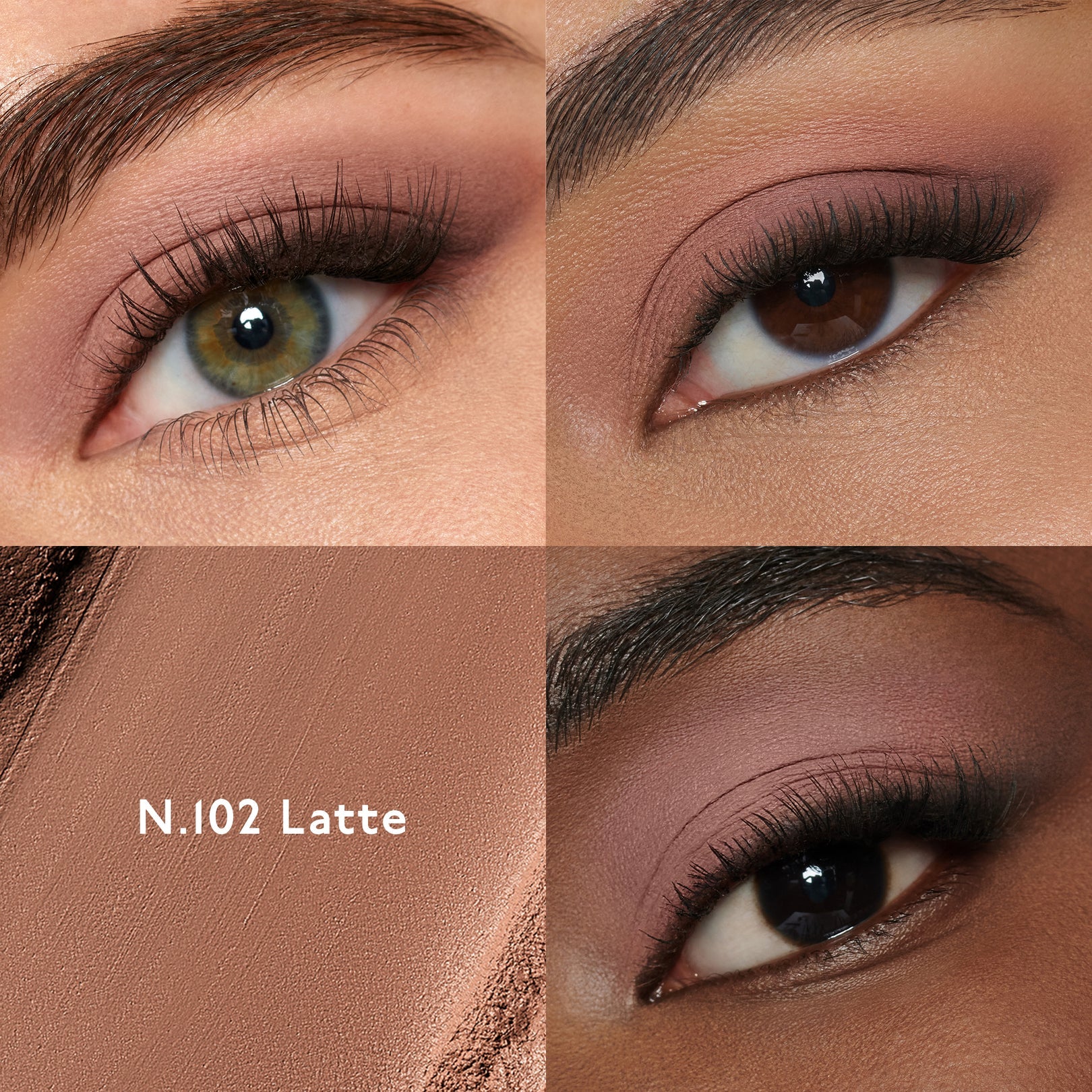 Ombre Blackstar N°102 Matte Latte (finish matte) - Ombretto cremoso