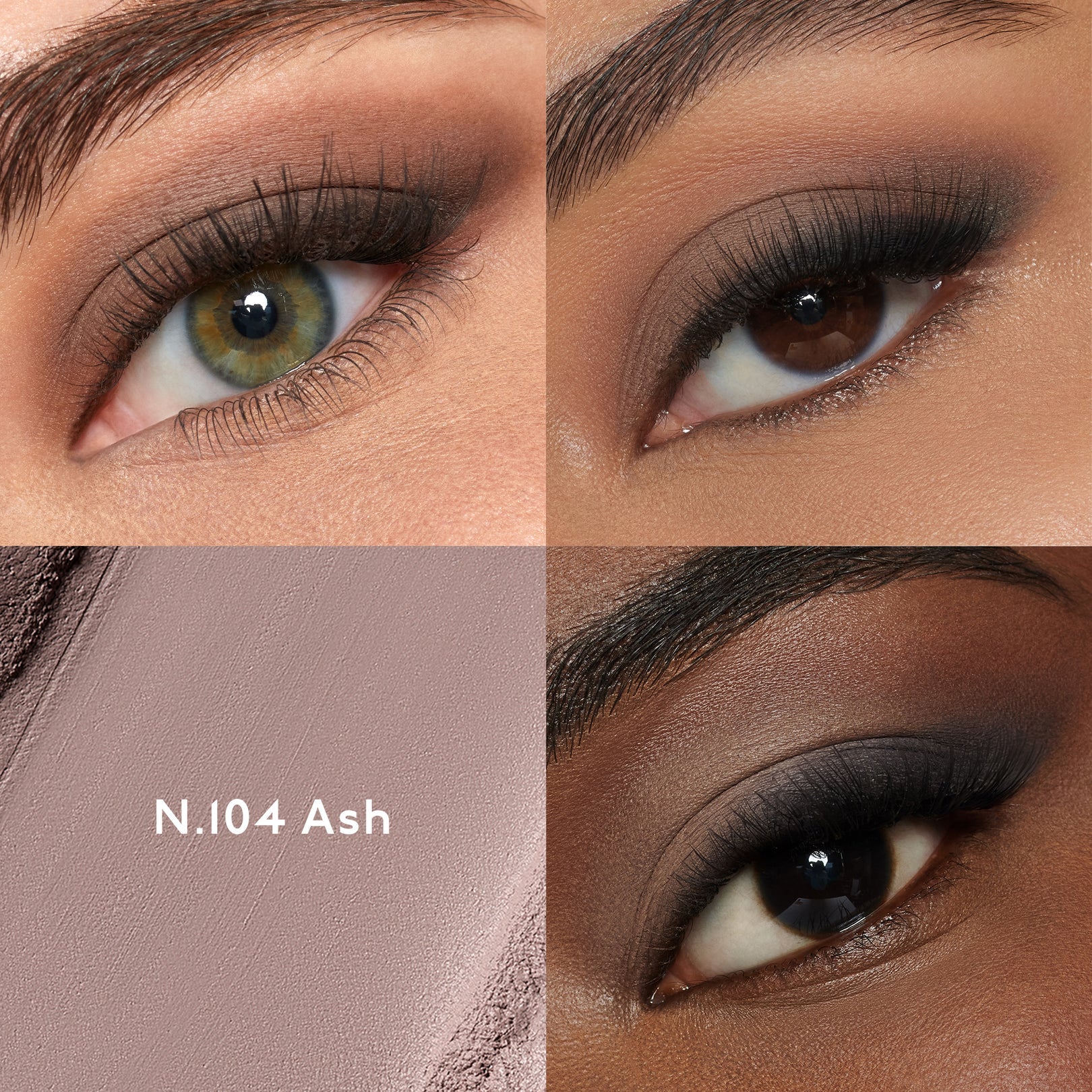 Ombre Blackstar N°104 Matte Ash (finish matte) - Ombretto cremoso