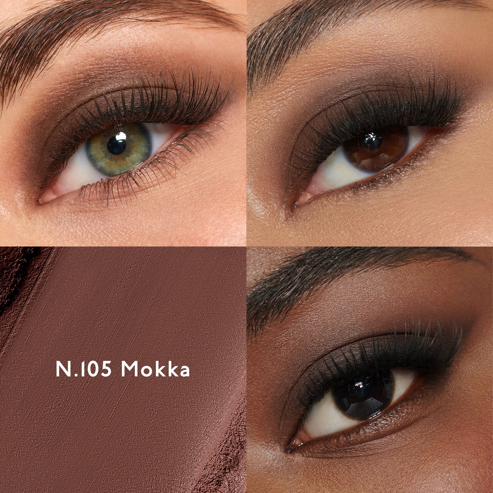 Ombre Blackstar N°105 Matte Mokka (finish matte) - Ombretto cremoso